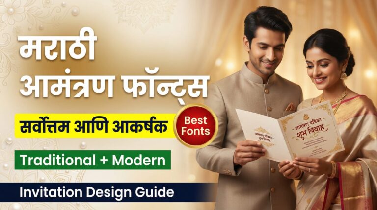 Best Marathi Fonts For Invitation Cards