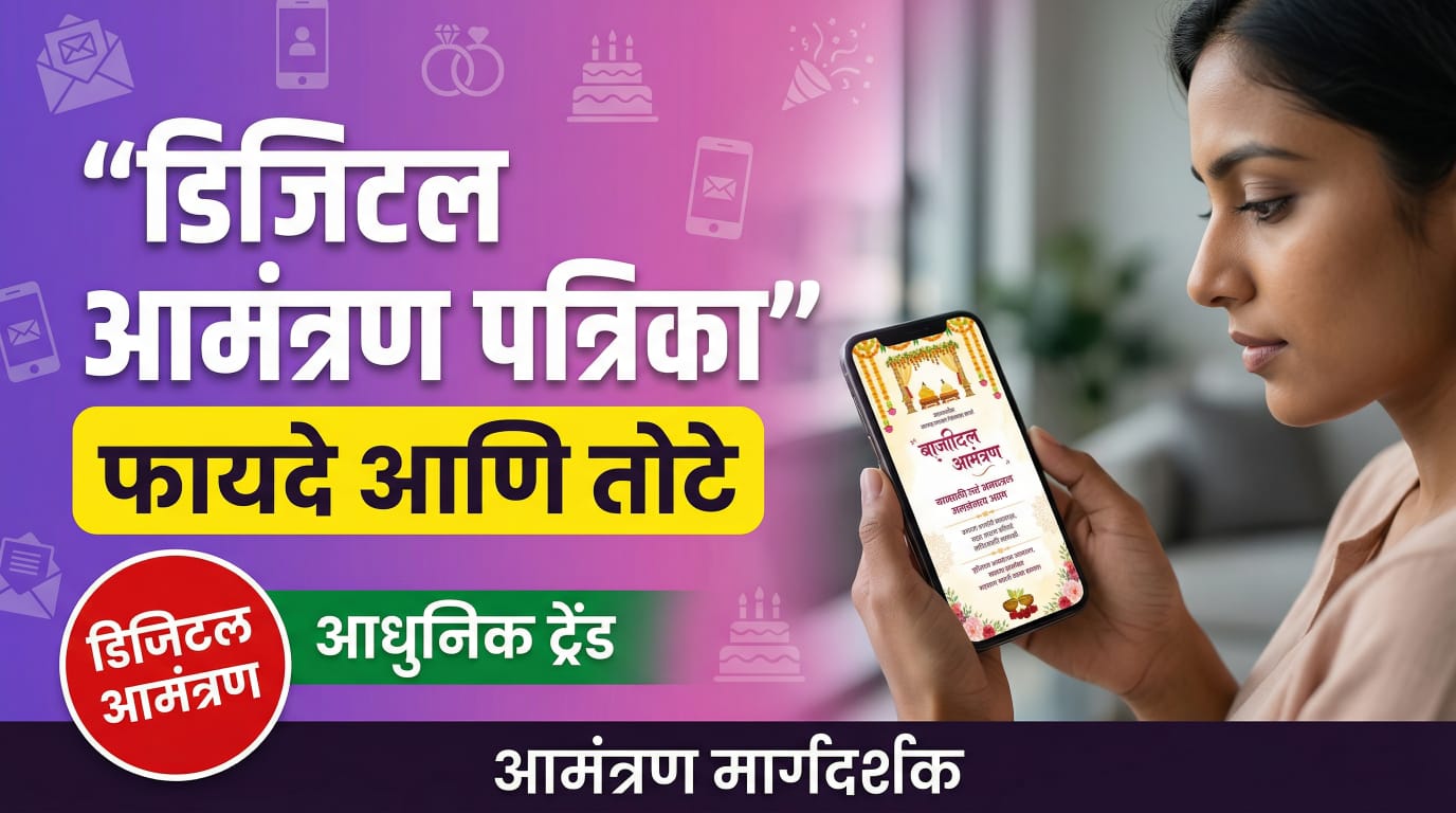Benefits and Drawbacks of Digital Invitations in Marathi