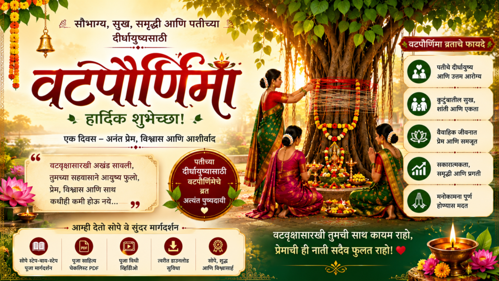 Vat Poornima Importance In Marathi